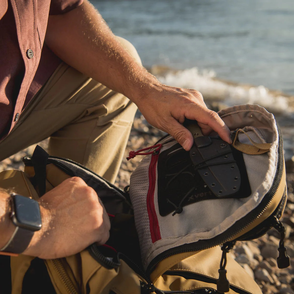 Vertx Gamut CCW Backpack camping knife