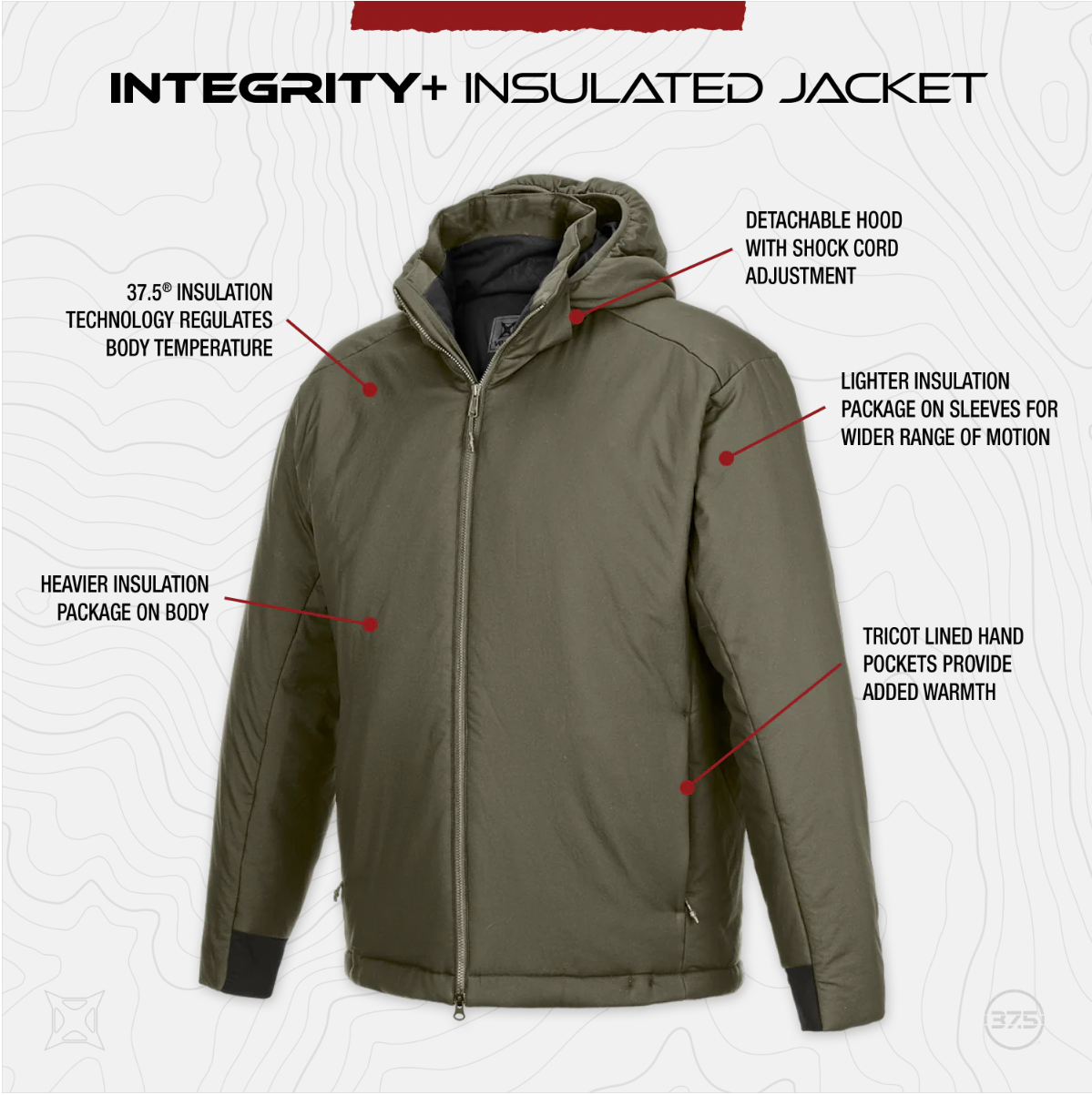 Vertx Integrity+ Insulated Jacket 2.0 features