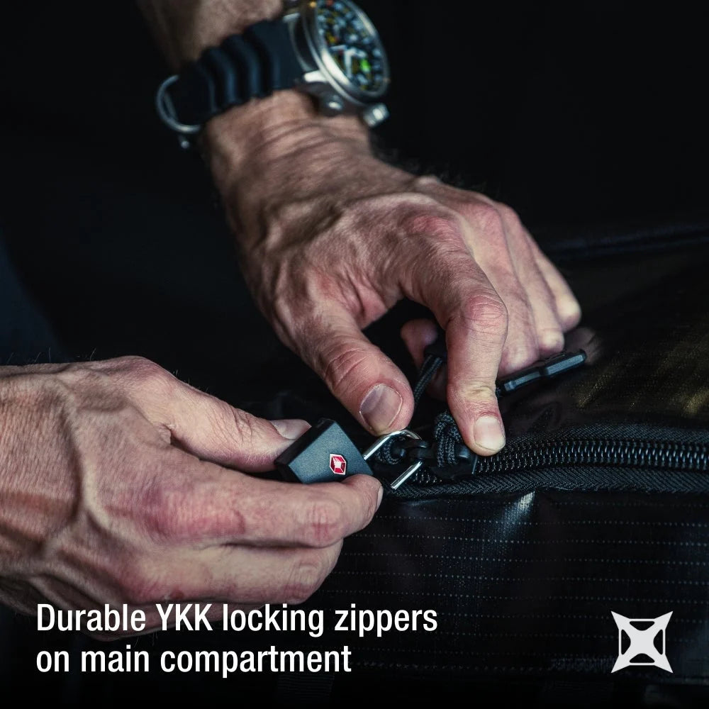 Vertx RLT 80L Duffel Bag locking zippers