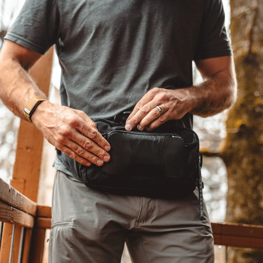 Vertx SOCP Tactical Fanny Pack removable organizer wearing