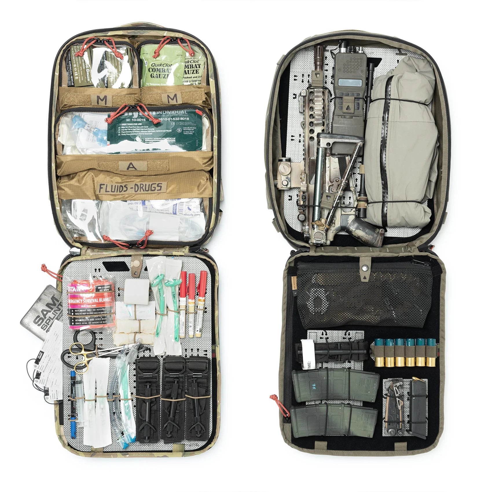 Blackfolium AURA 20 Backpack layout options
