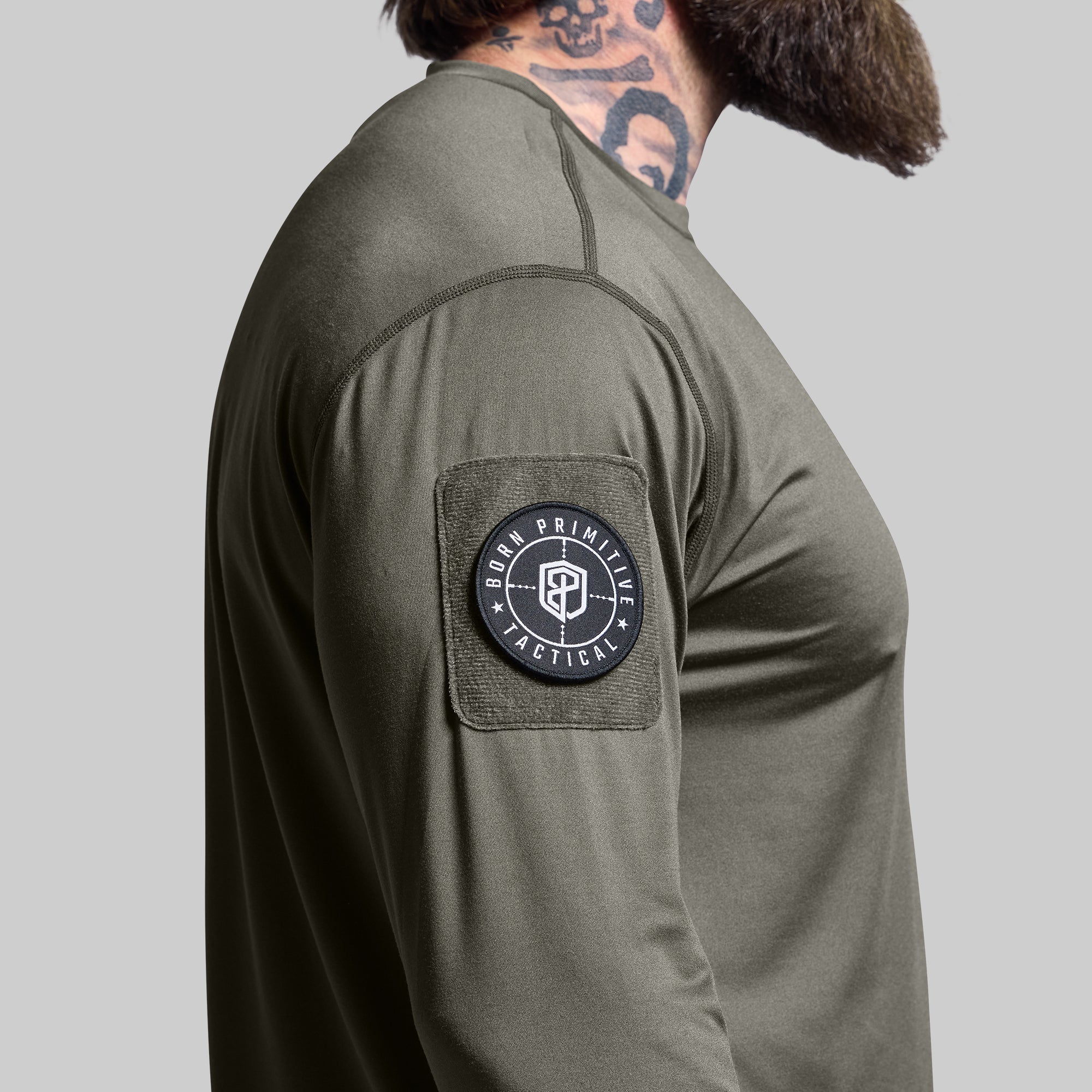 Born Primitive Long Sleeve Range Shirt velcro patch