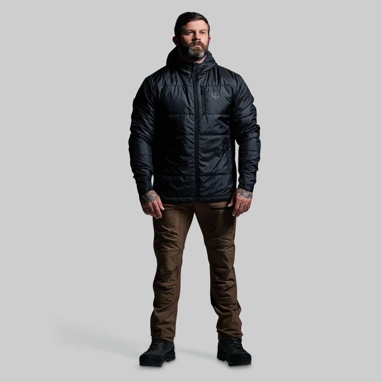 Born Primitive Men's Tundra Jacket Light 2.0 black product view 3