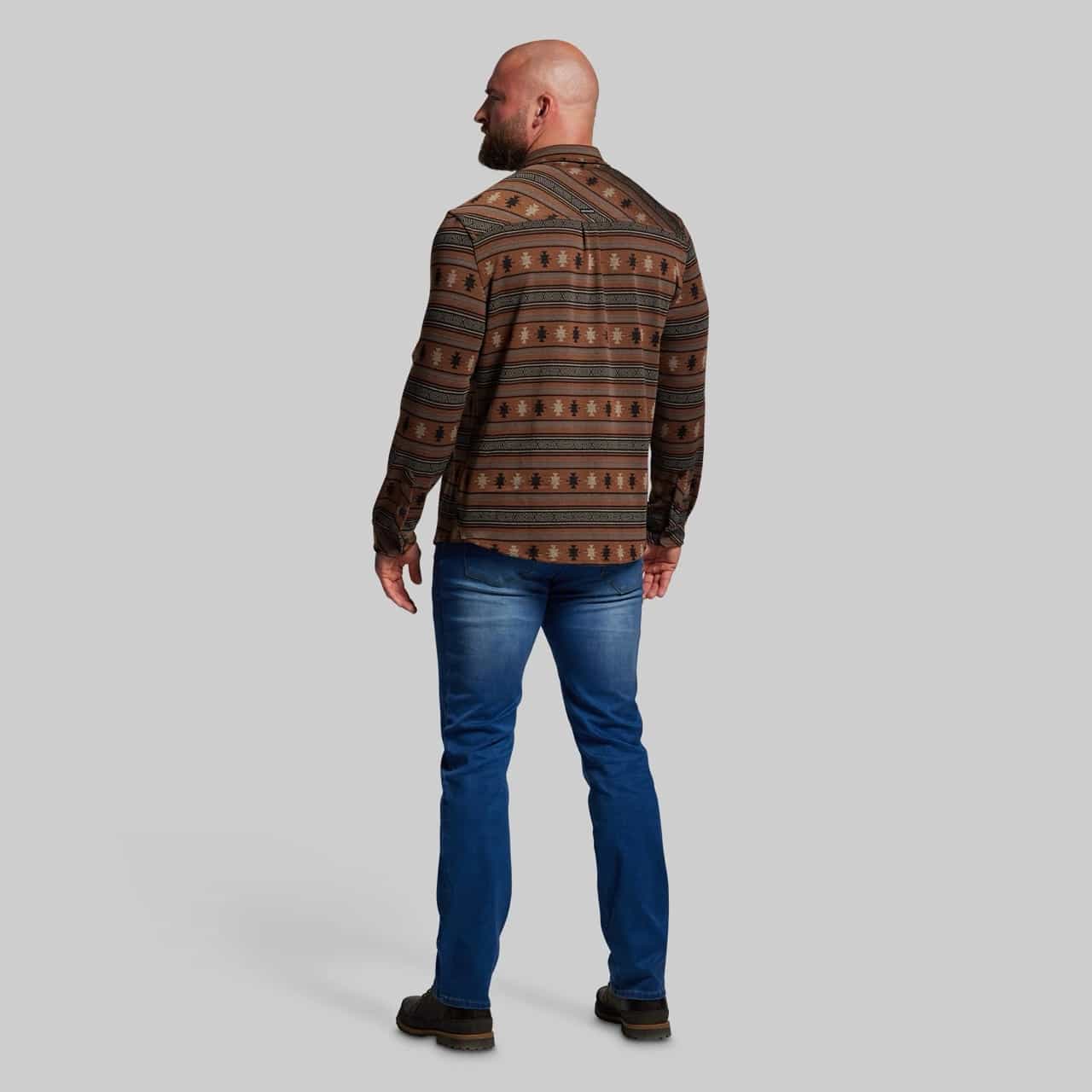 Born Primitive Woodsman Stretchy Flannel rancho product view 2