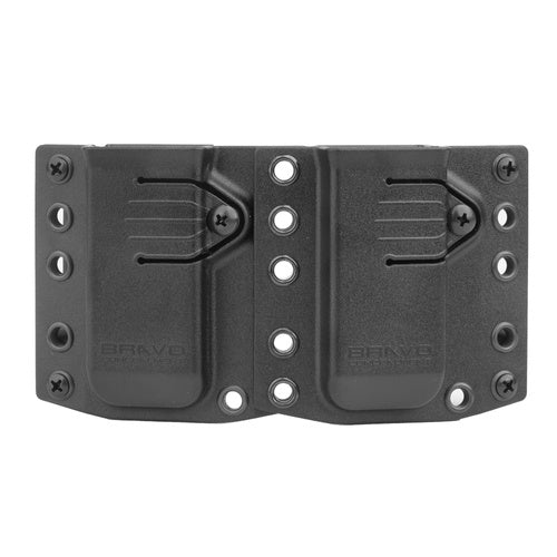 Bravo Concealment Double Pistol Magazine Pouch Large front