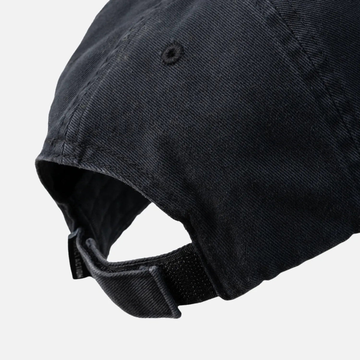 Direct Action Shaka Feed Cap Cotton Black Washed adjustable rear closure