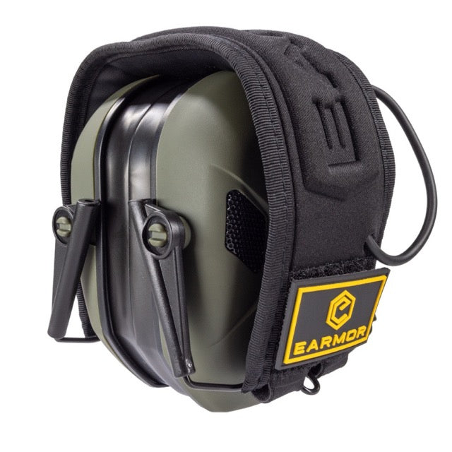 Earmor Active Hearing Protectors M300X IPSC Licensed folded green