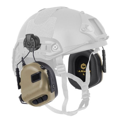 Earmor M31H PLUS FAST helmet earmuffs coyote tan