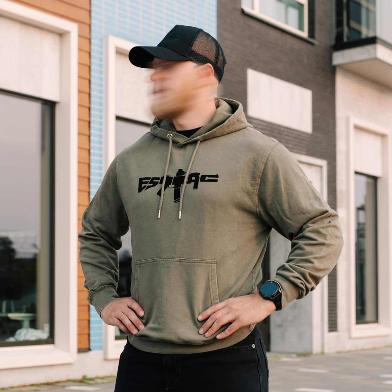 ESTTAC Ghost Rifle Hoodie product view 2