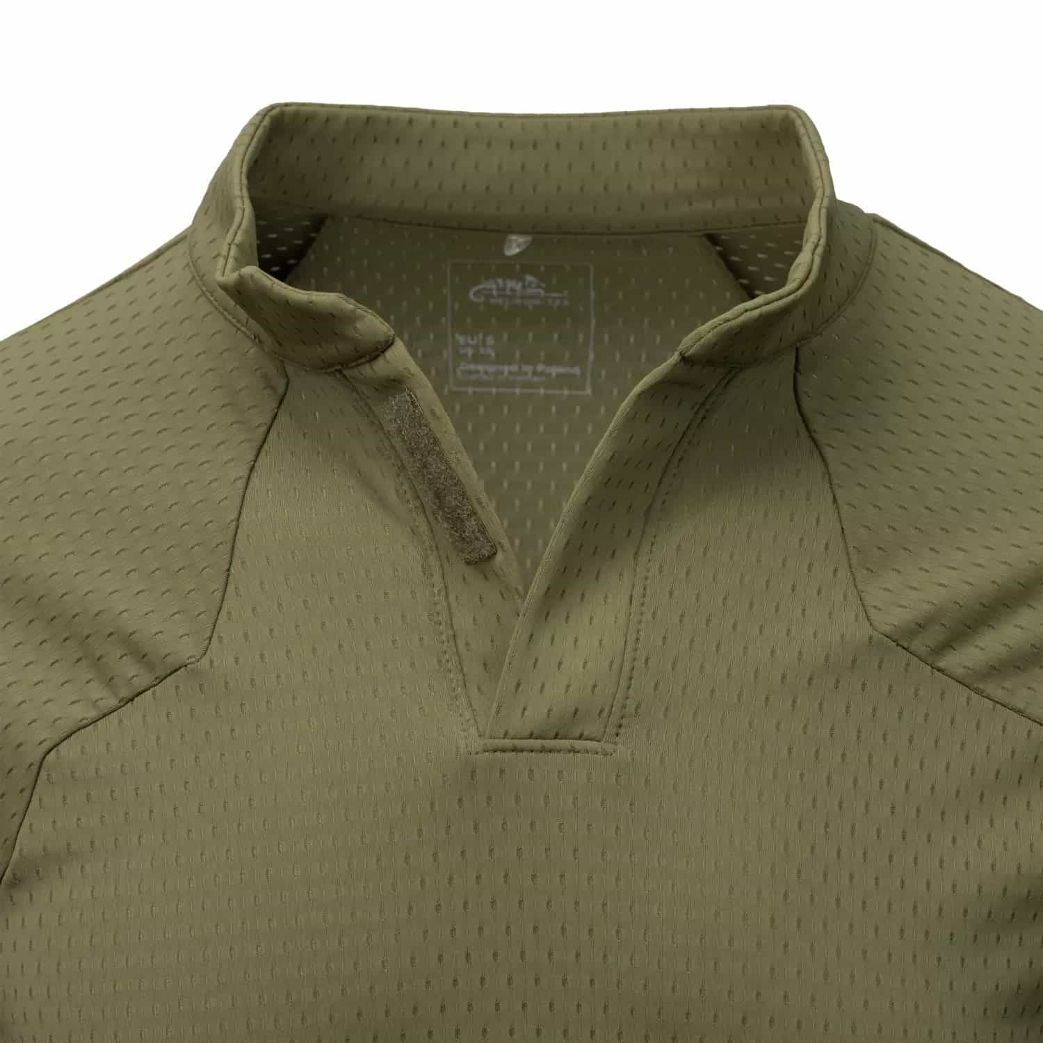 Helikon Apex Lightweight Combat Shirt collar close-up