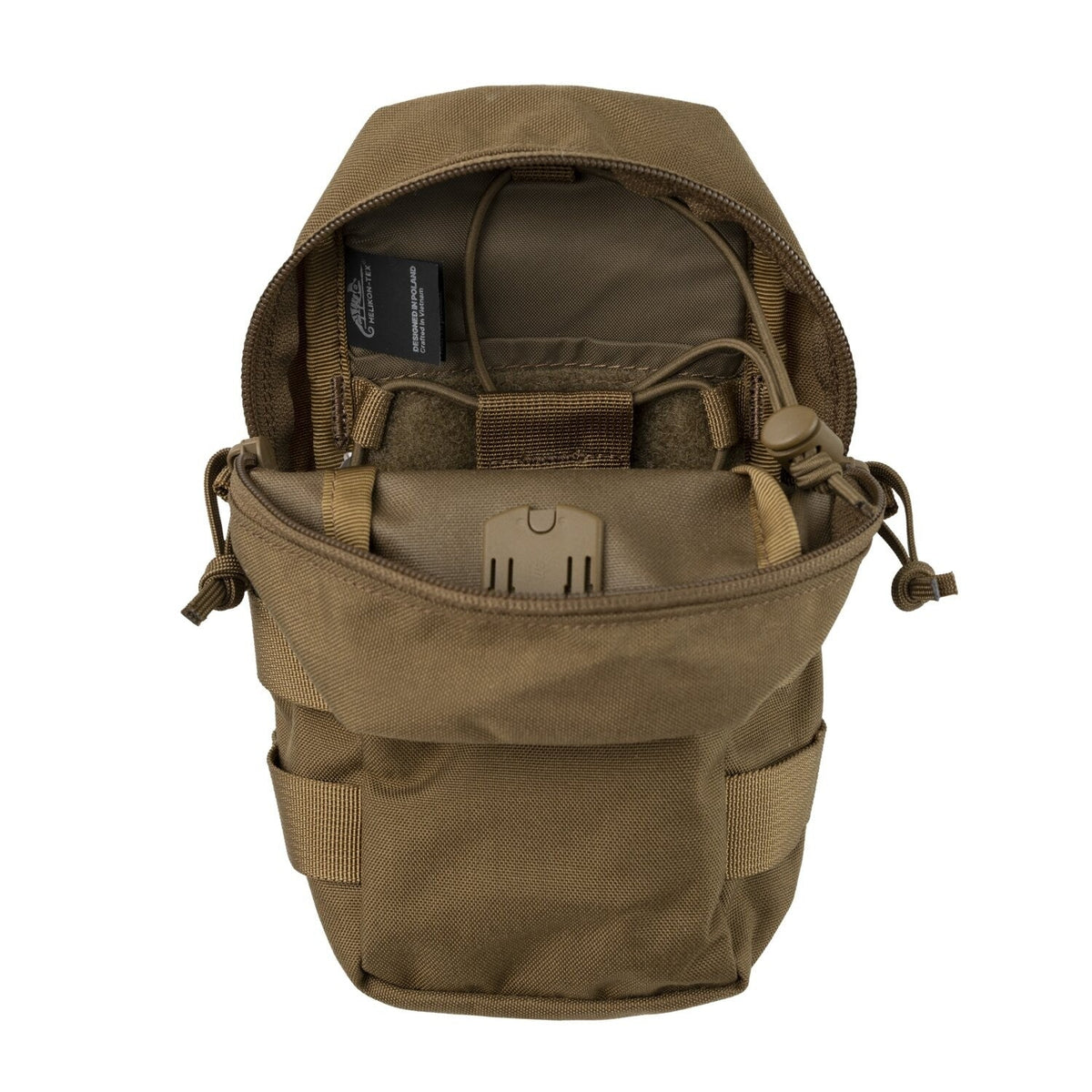 Helikon Guardian Multi Pouch - Cordura Coyote open interior view