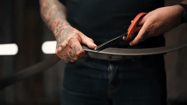 Kore Essentials EDC Gun Belt cutting and sizing detail