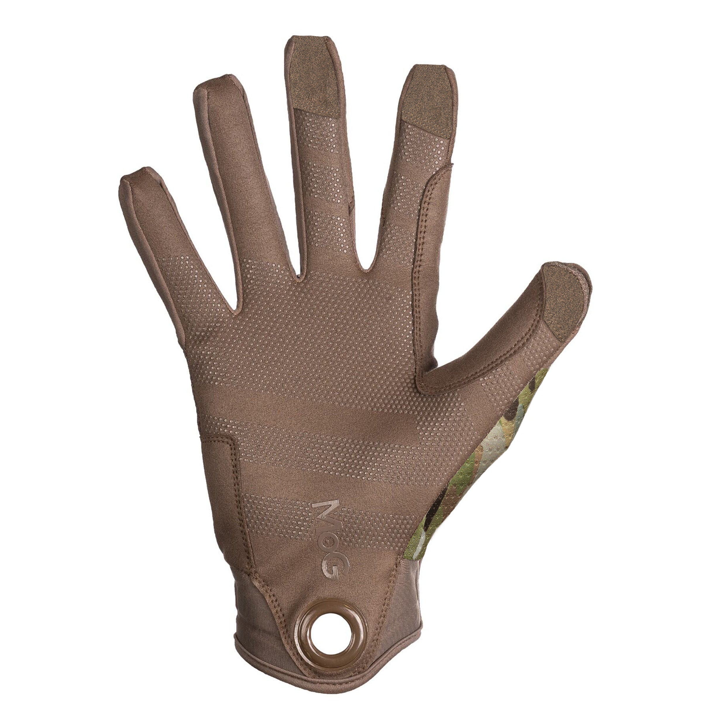 MoG Target High Abrasion Ergoshield Tactical Gloves Multicam palm
