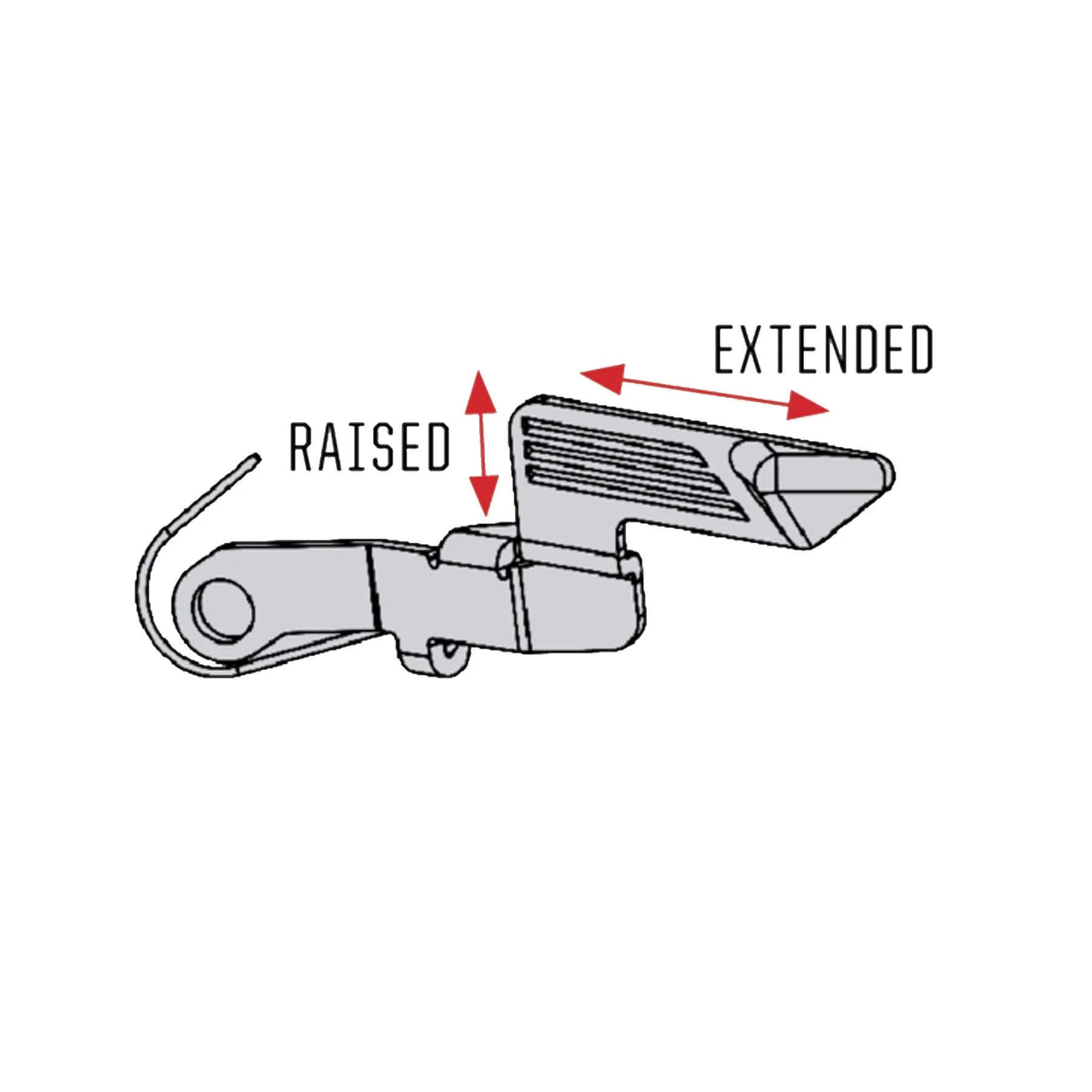 Kagwerks Extended & Raised Slide Release For Glock Slimline