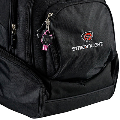 Streamlight Pocket Mate USB attached to bag