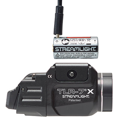 Streamlight TLR-7 X USB Weapon Light black side view
