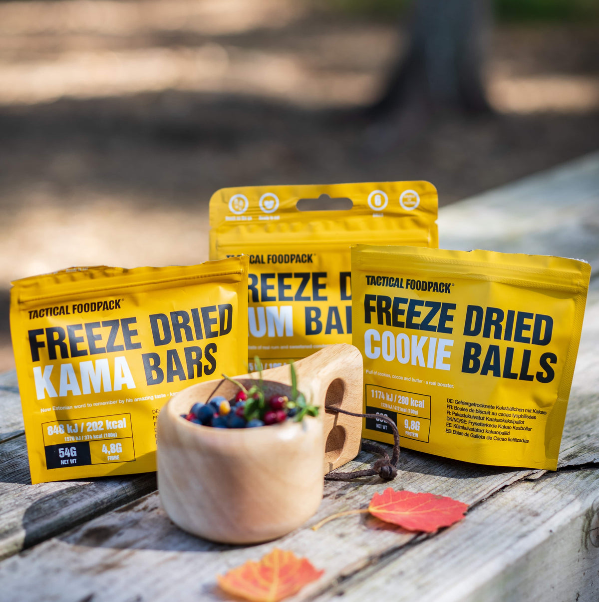Tactical Foodpack freeze-dried snacks overview