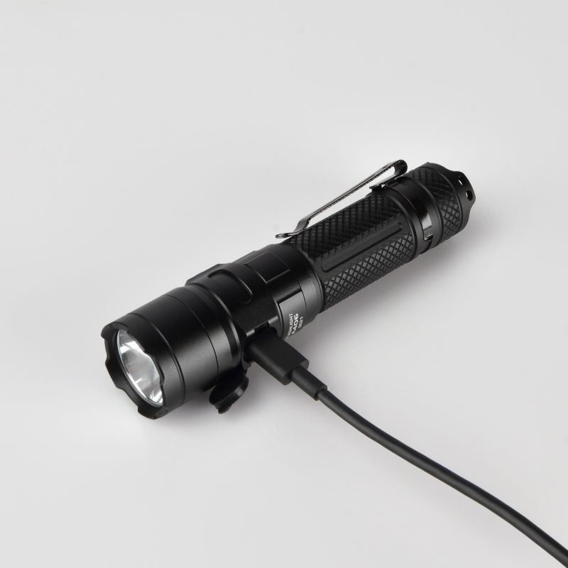 Videx A406 Tactical Flashlight - 4000 lm charging
