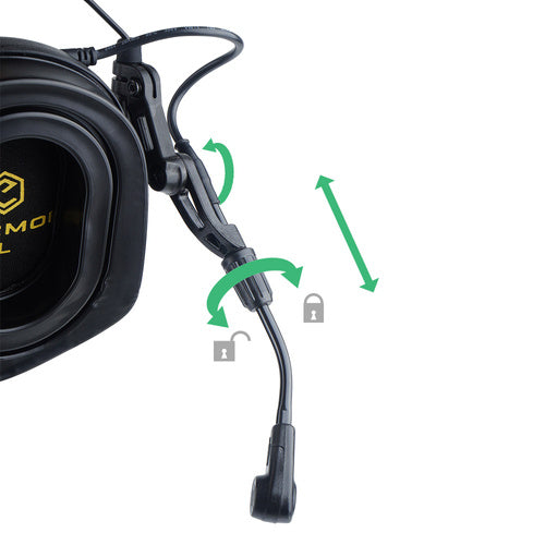 Earmor M32H PLUS Communication Headset for Fast Helmets