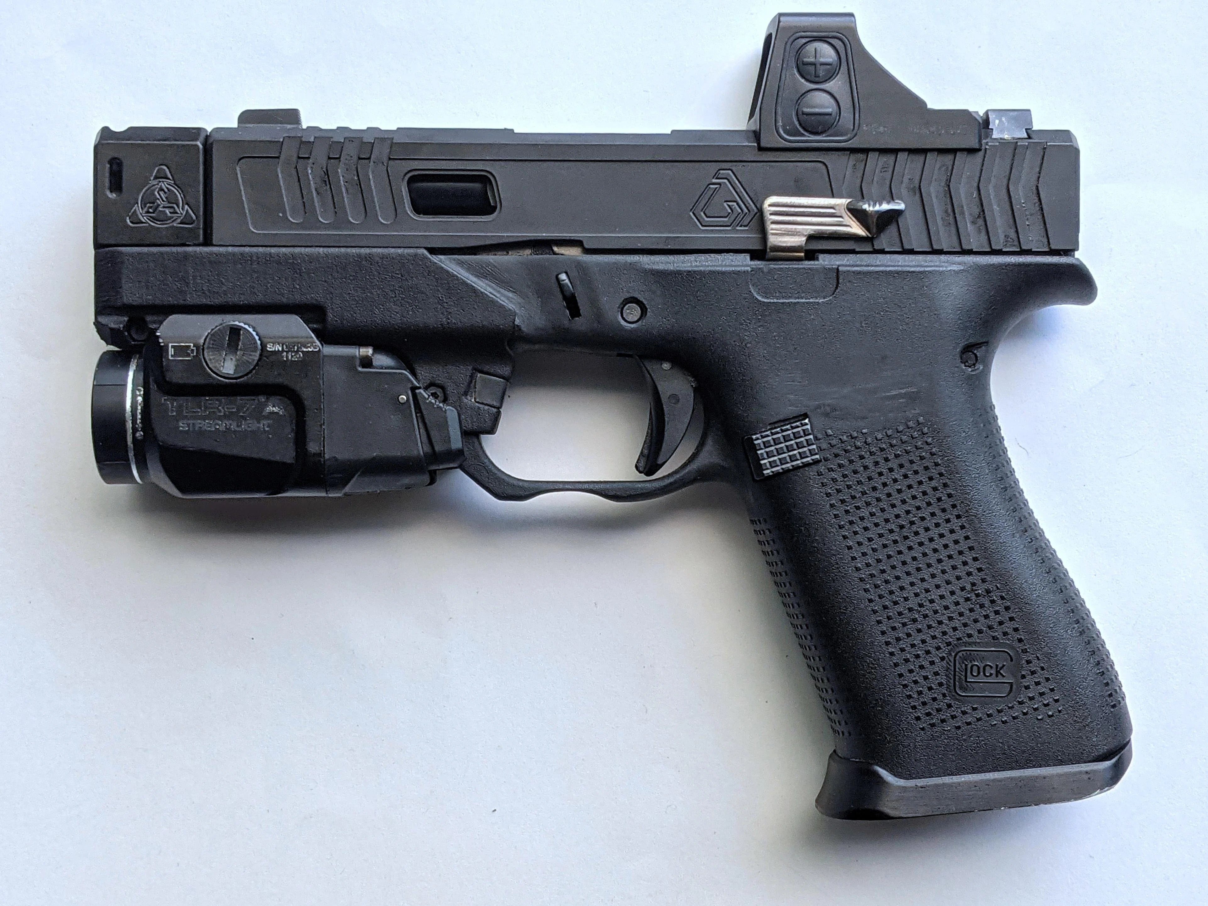 Kagwerks Extended & Raised Slide Release For Glock Slimline