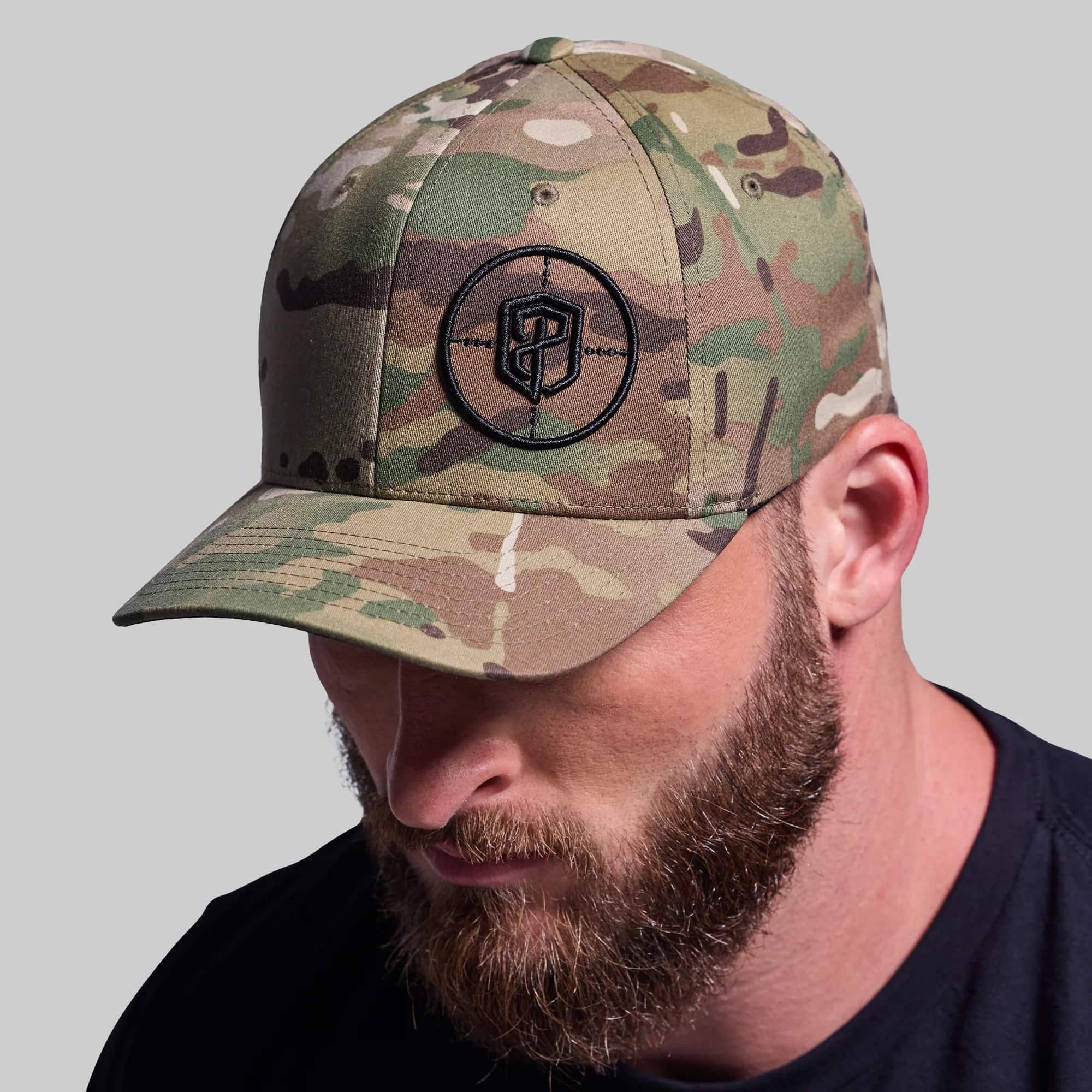 man wearing a tactical cap