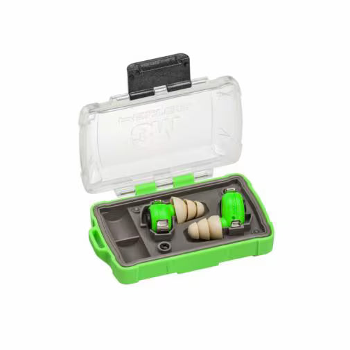 3M™ PELTOR™ Electronic Earplug, Green with charging case