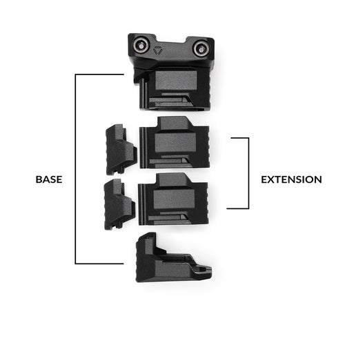 Strike Stacked Angled Grip CMS - Picatinny extension