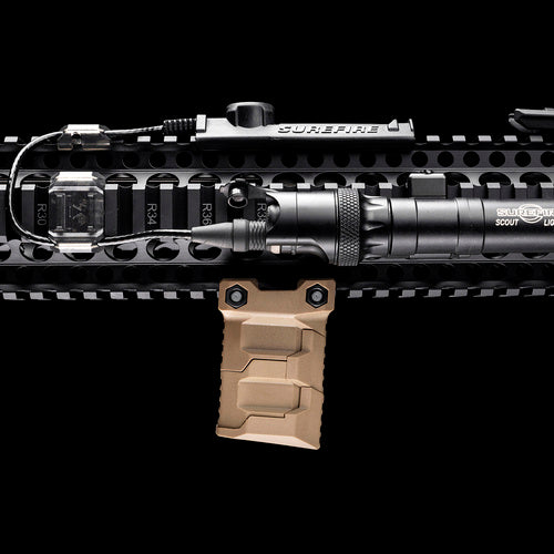 Strike Stacked Angled Grip CMS - Picatinny on rifle