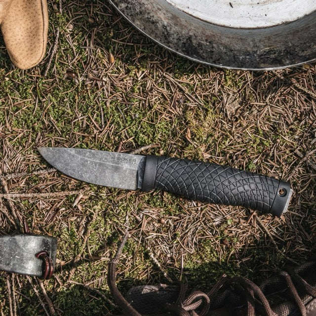 Böker Manufaktur Solingen Bronco Mini Compact Fixed Blade Knive Camping