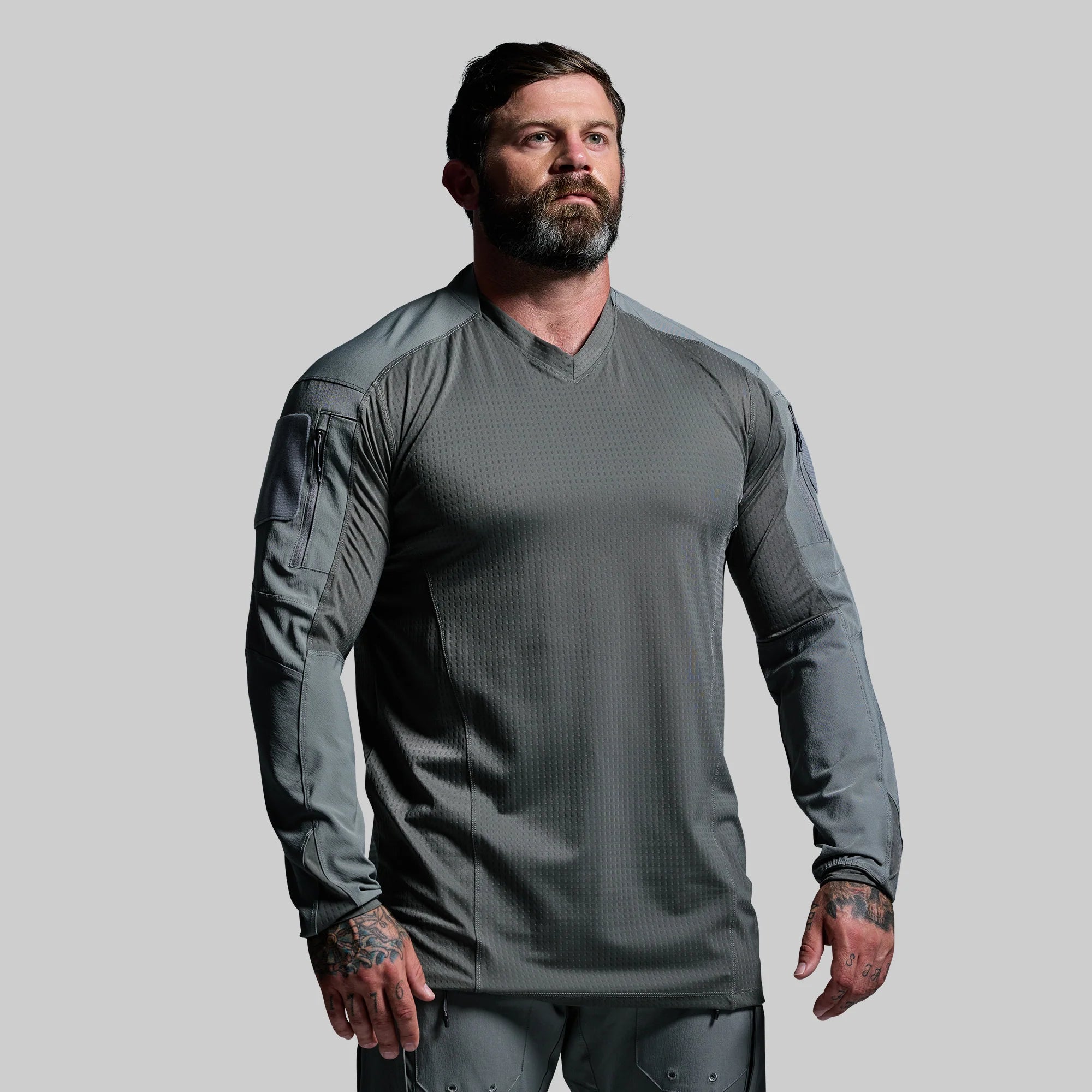 Born Primitive Long Sleeve Op Top Pro wolf grey