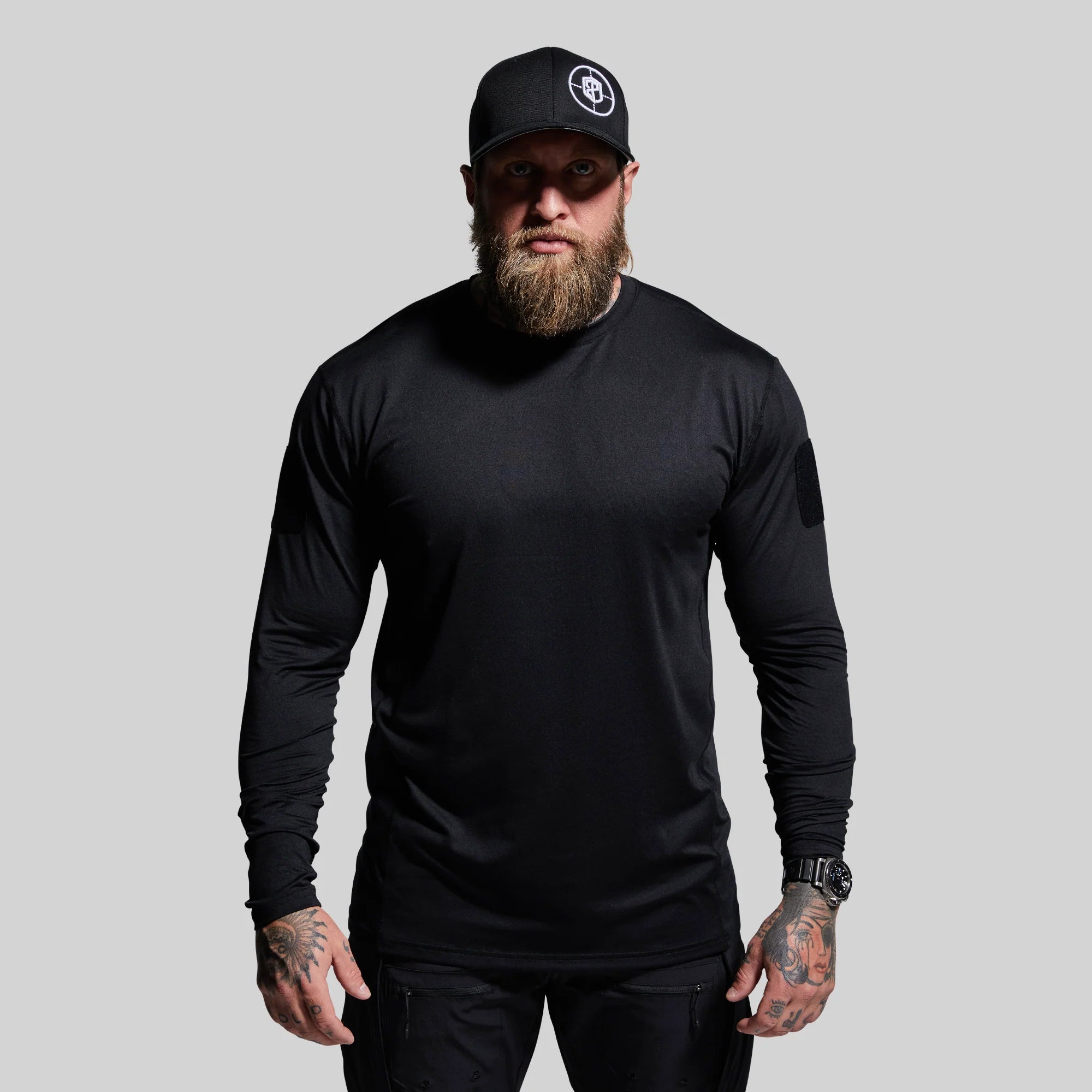 Born Primitive Long Sleeve Range Shirt black