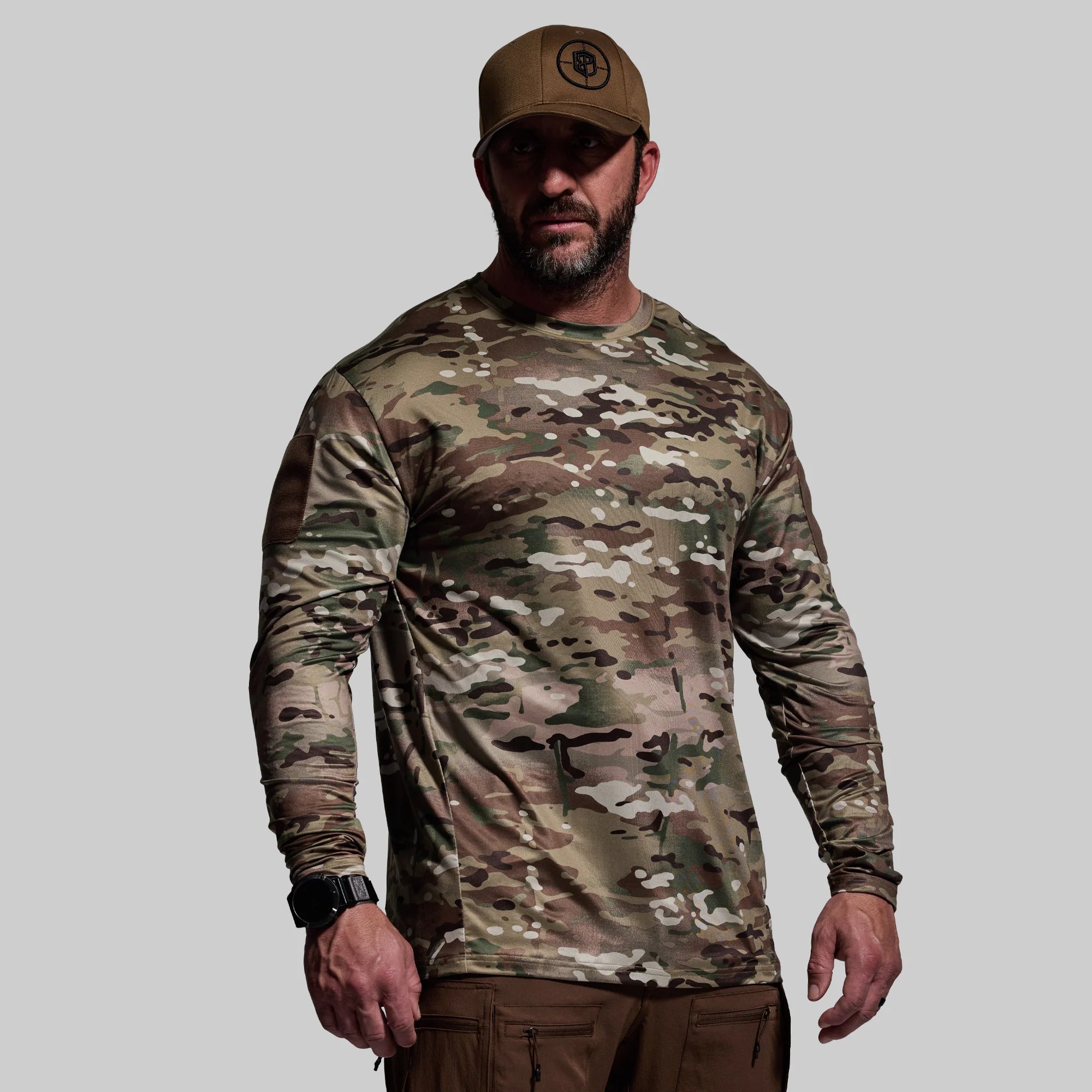 Born Primitive Long Sleeve Range Shirt multicam