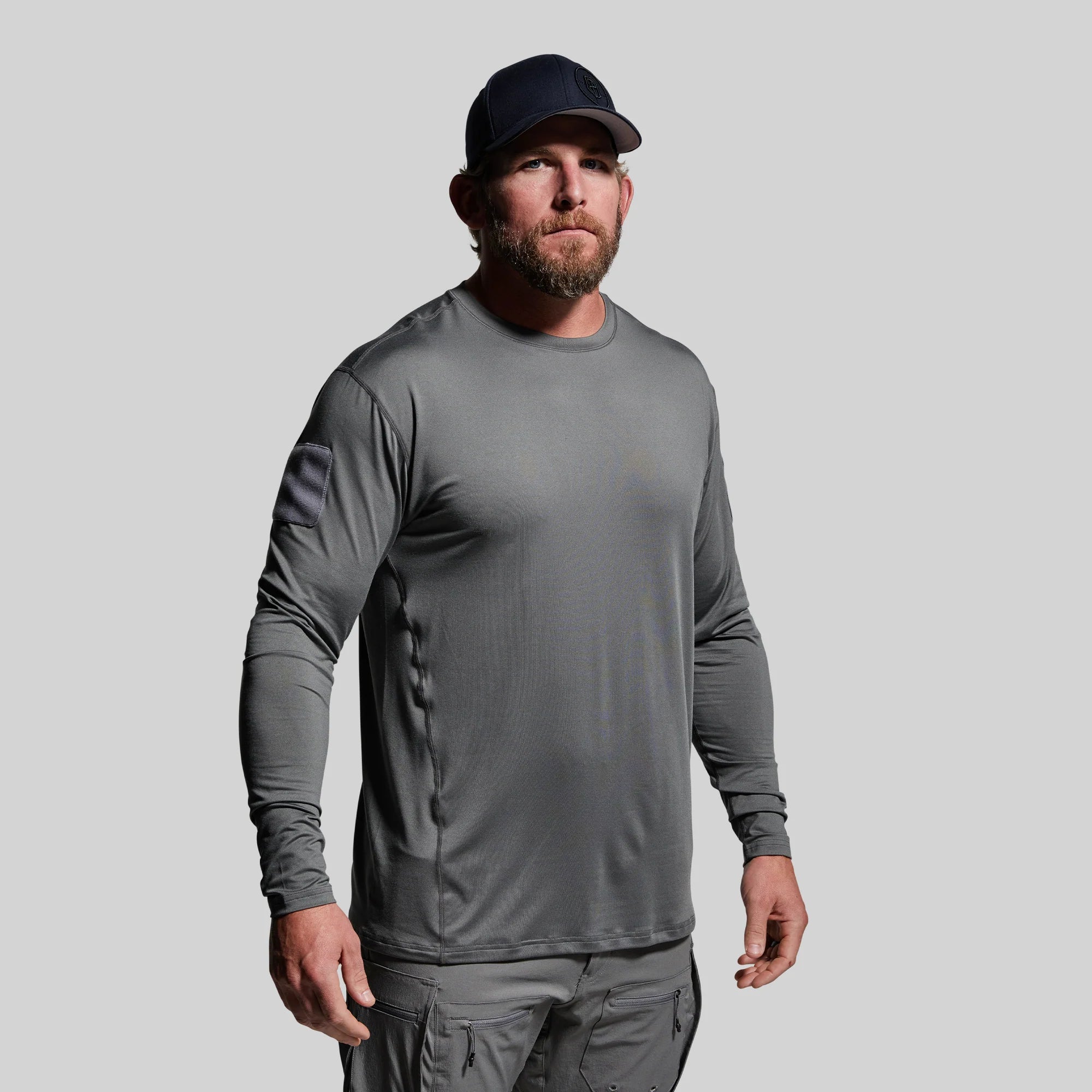 Born Primitive Long Sleeve Range Shirt wolf grey