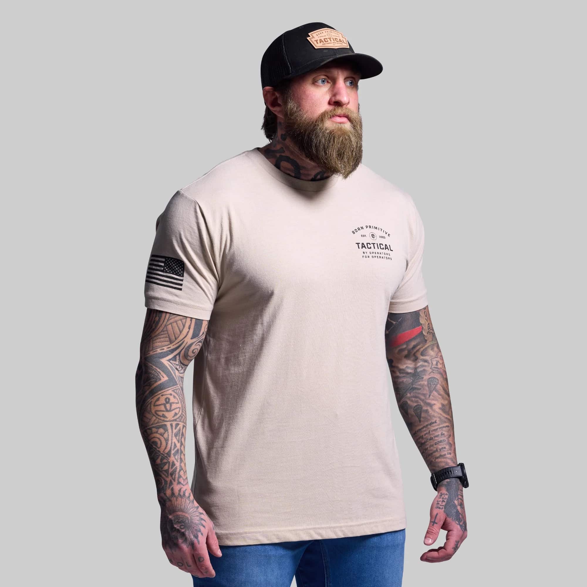 Born Primitive Tactical Operator Tee front