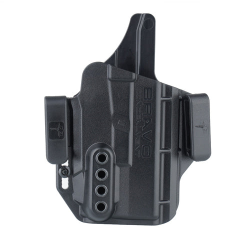 Bravo Concealment IWB Holster for Glock 19, 23, 32, 45 with TLR-7A Flashlight front