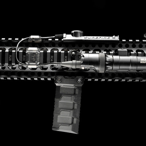 Strike Stacked Angled Grip CMS - Picatinny on rifle