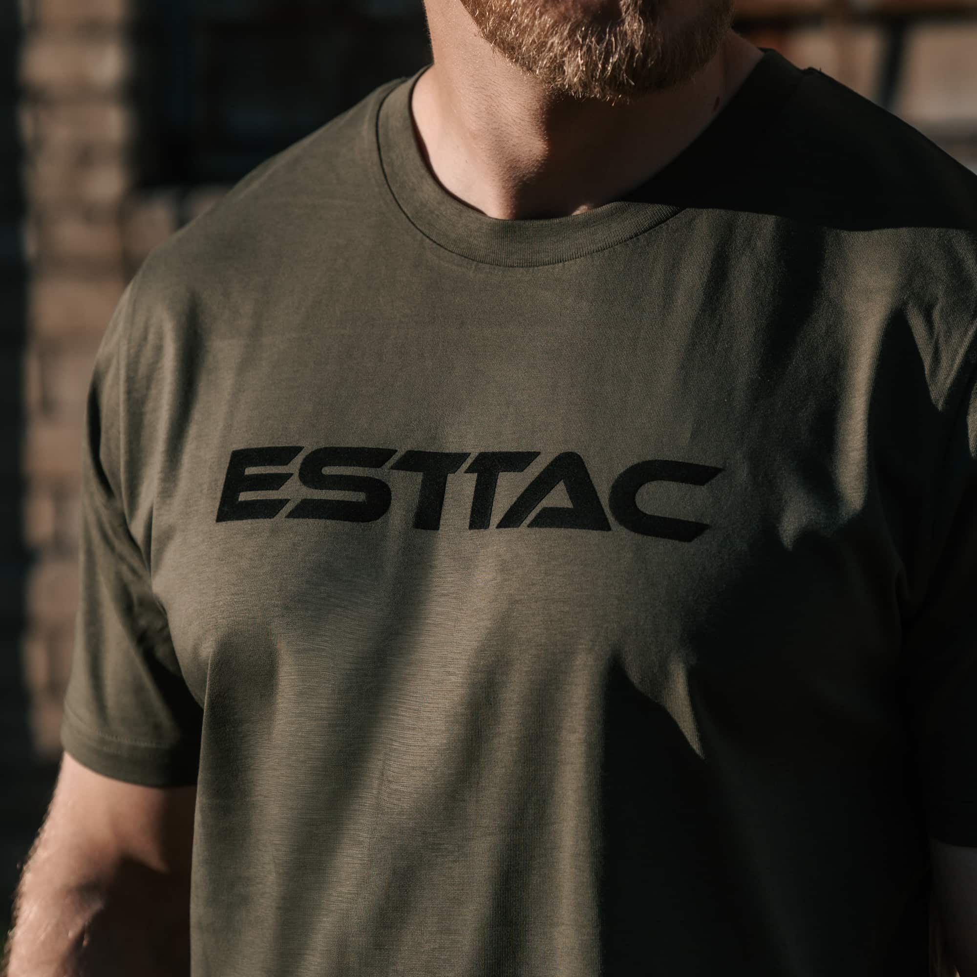 ESTTAC Phantom T-Shirt green logo