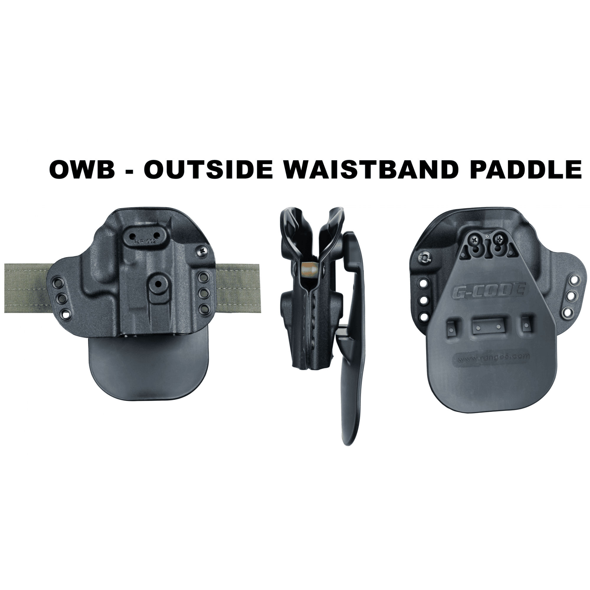 G-Code Paradigm Universal Fit Holster OWB