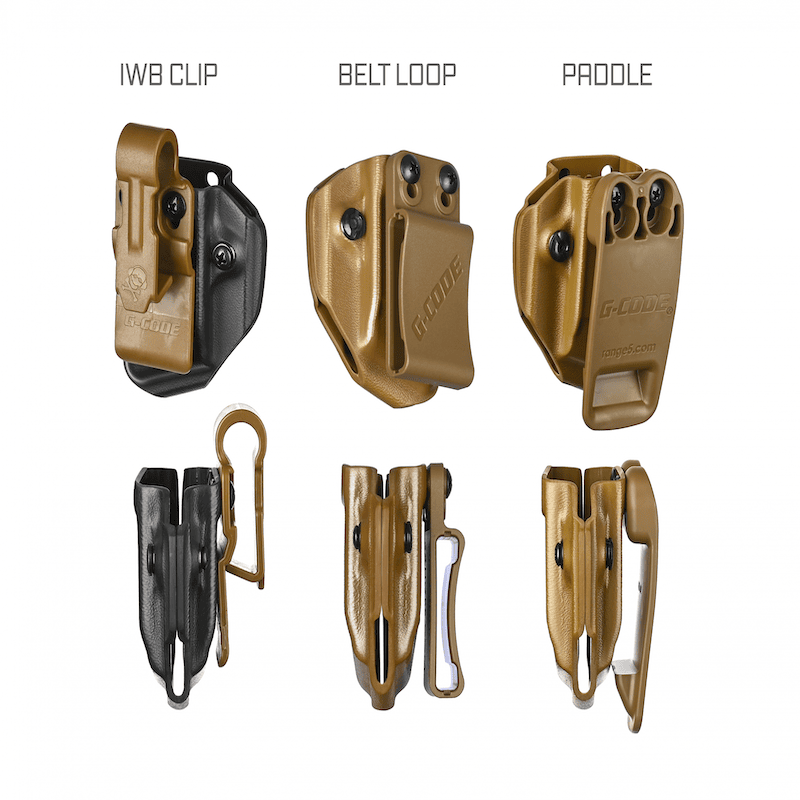 G-Code GSM Single Pistol Magazine Carrier - 2 pack