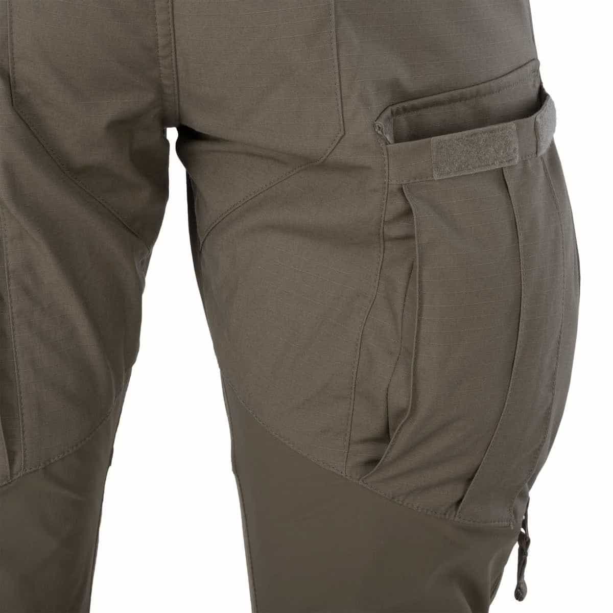 Helikon MCDU Tactical Pants in RAL7013 color pocket view