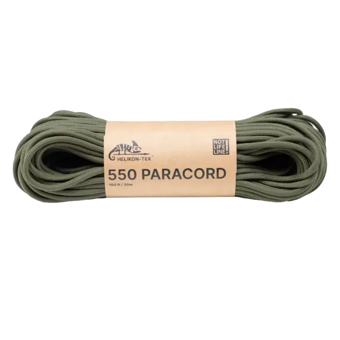 Helikon 550 Paracord (100ft) olive green