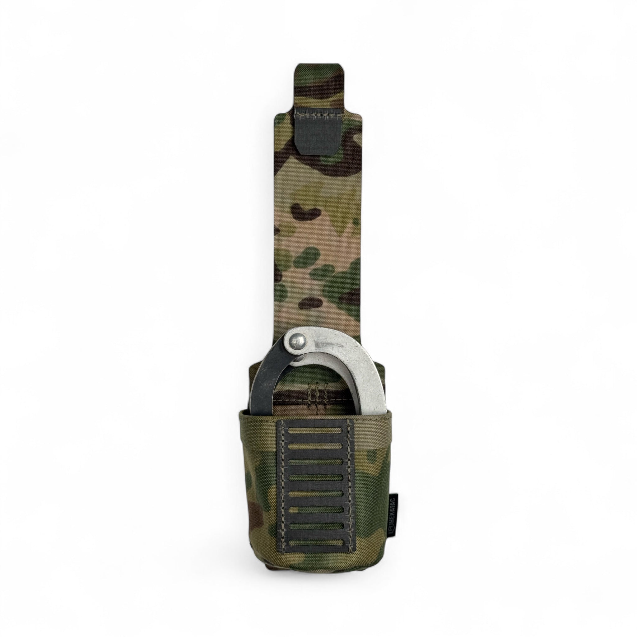 Hexatac AYCE® Handcuff Pouch Multicam color open pouch close up