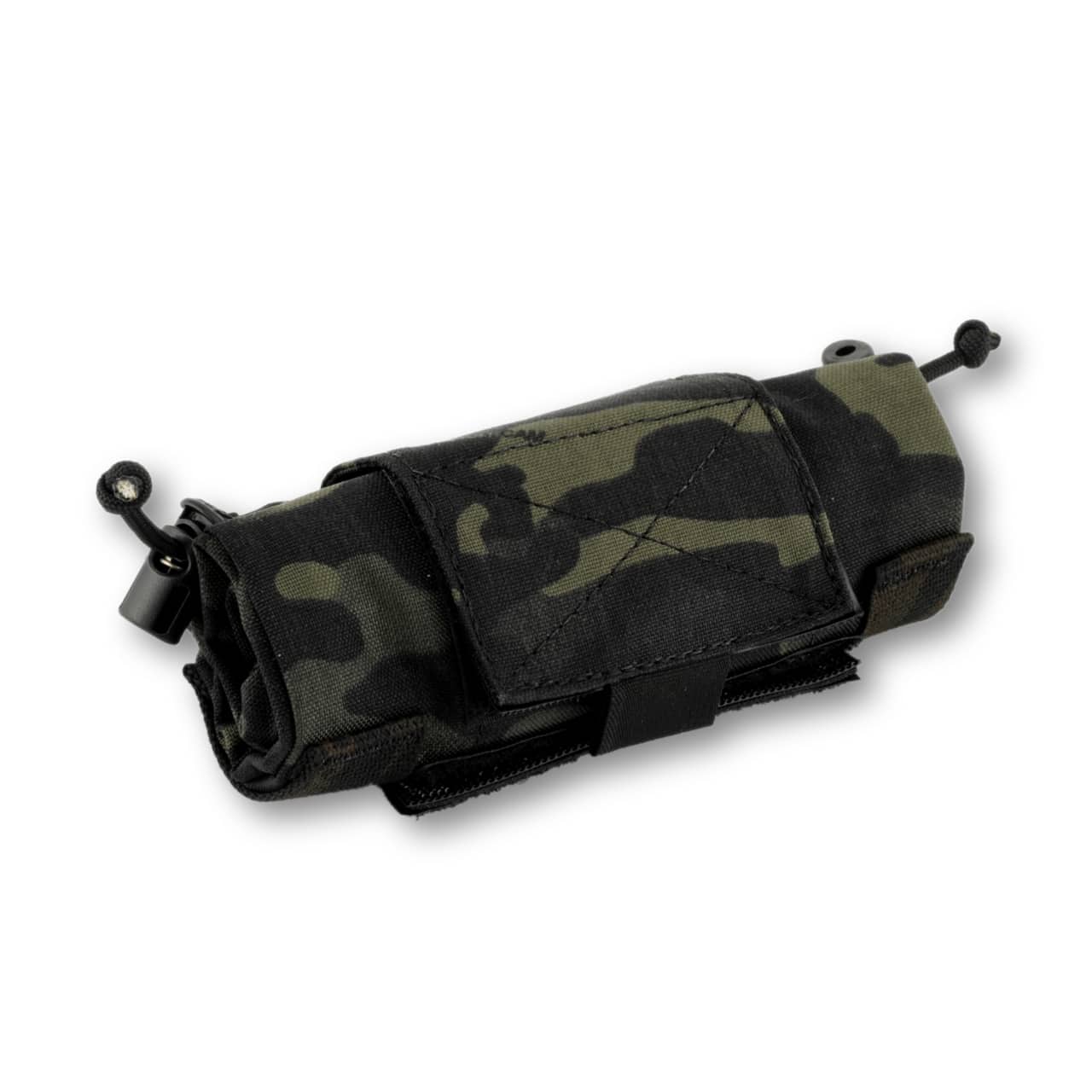 Hexatac HDP® Dump Pouch Black Multicam color folded