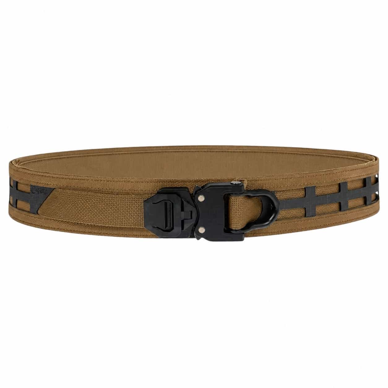 Hexatac HMB CLASSIC Belt in Coyote Brown color front close up