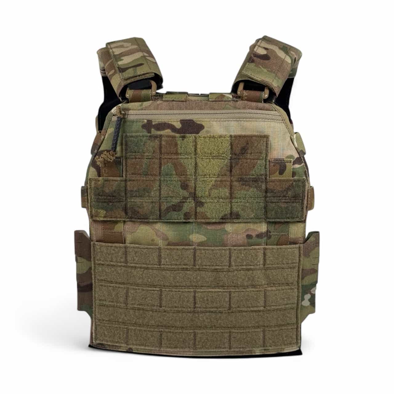 Hexatac HPC Plate Carrier Multicam color front view