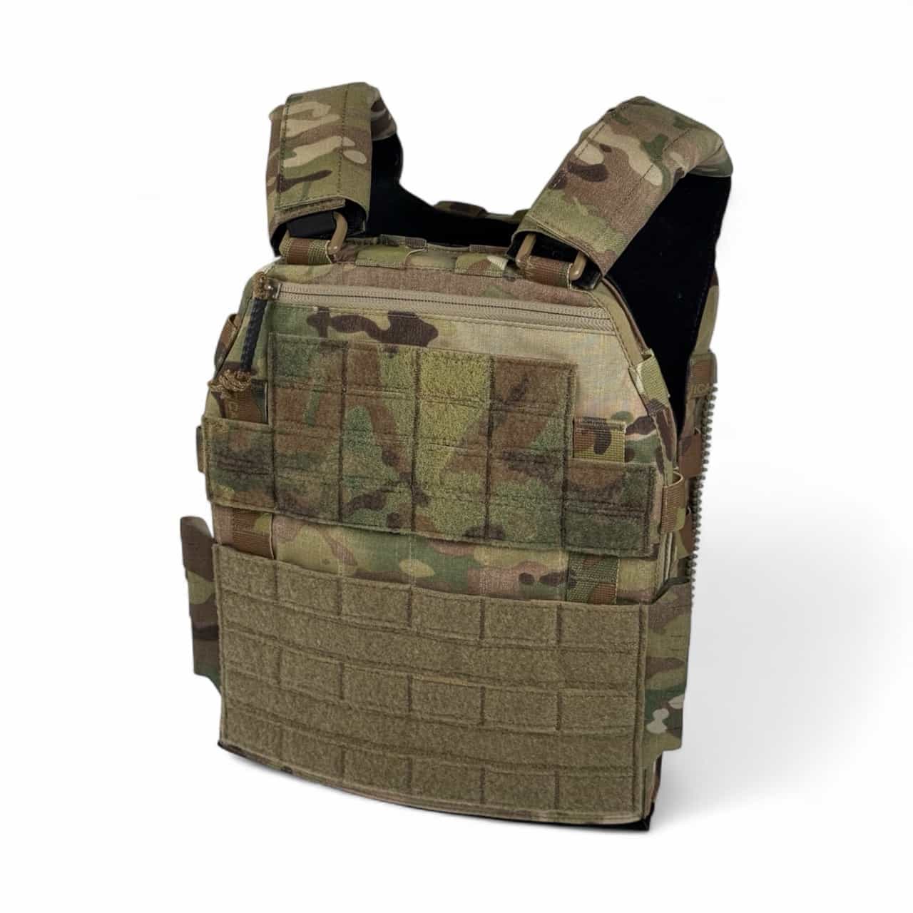 Hexatac HPC Plate Carrier Multicam color side front view