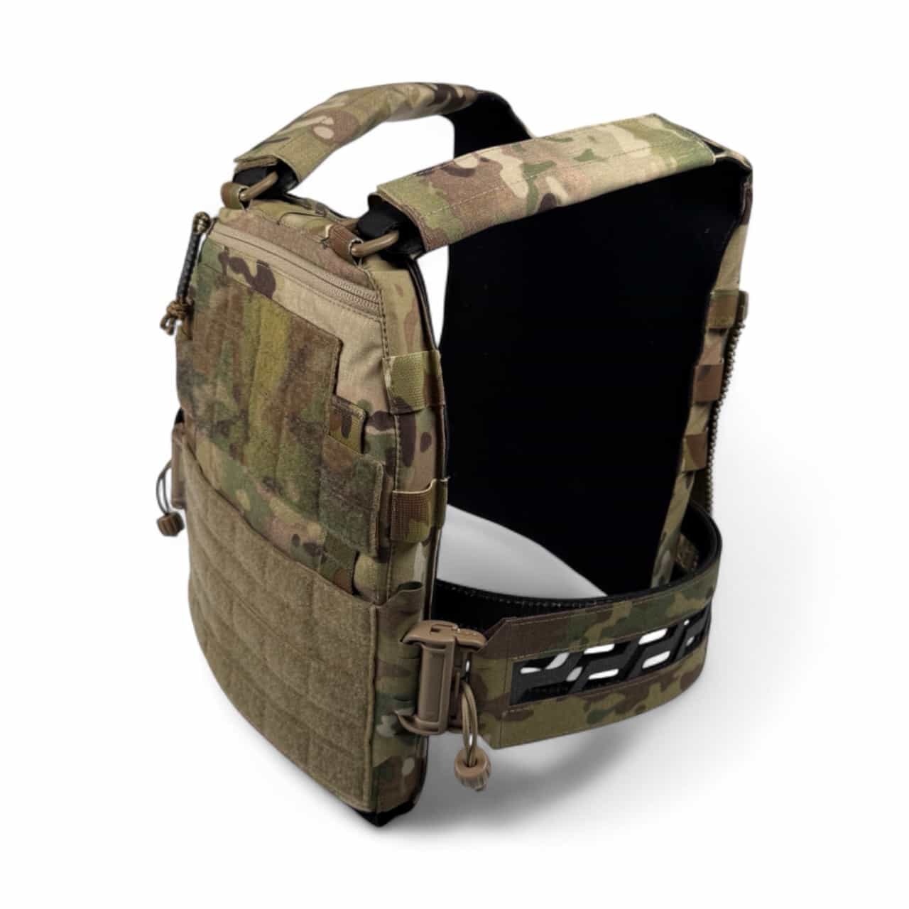 Hexatac HPC Plate Carrier Multicam color front right side view