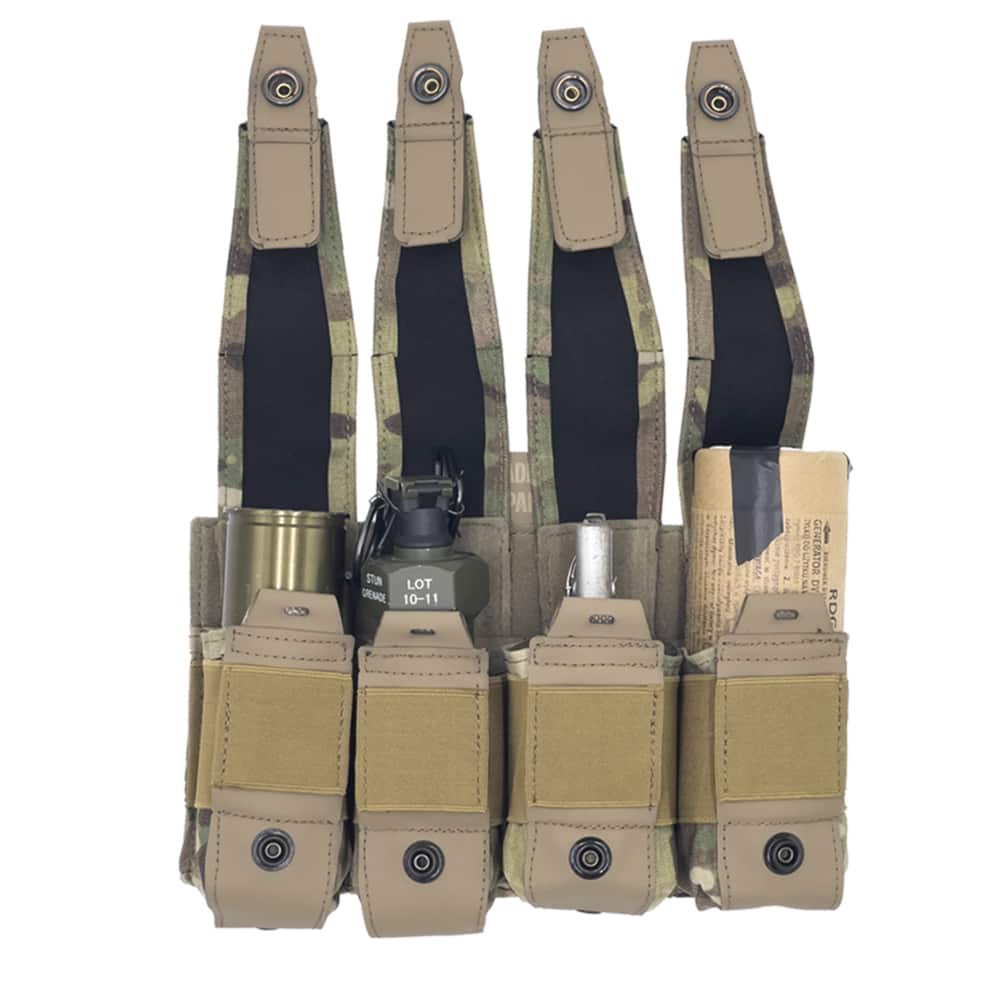 Husar Backpanel Quad Grenade Module open