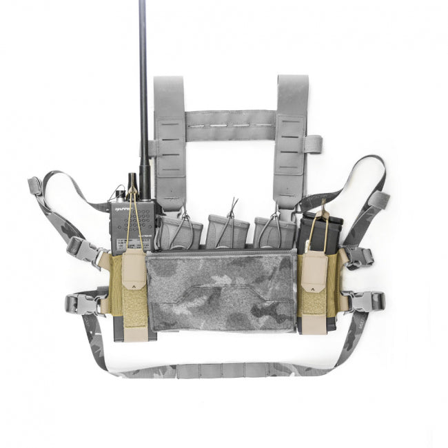 Husar Low Profile Side Extension Pouches on chest rig