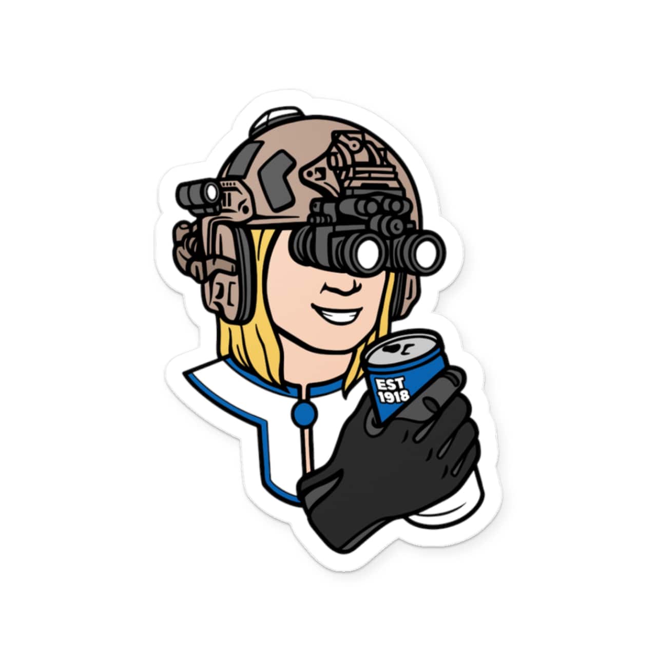 Kalevipoeg Sticker – EST 1918 Edition